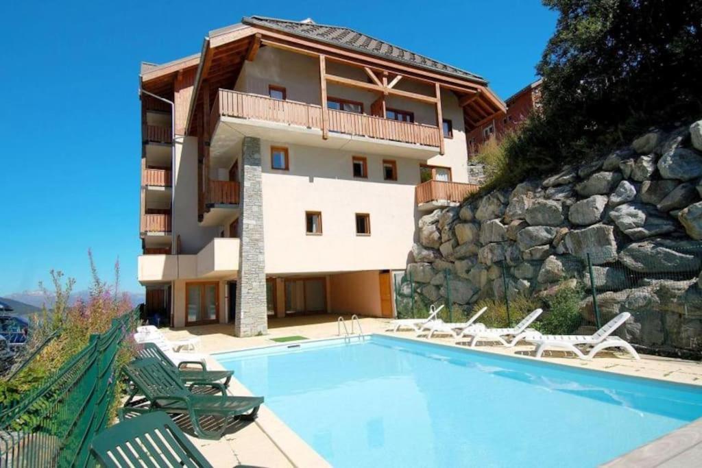 Spacieux Appartement 37M2-T3-Rdc-6 Personnes-100M Remontees Valmeinier Esterno foto